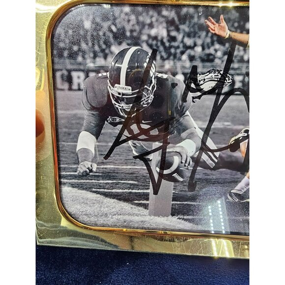 Autographed Alabama Football Photo with Gold Frame Sports‎ Memorabilia - Picture 2 of 8